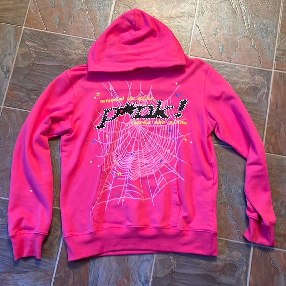 Sp5der P*NK Hoodie